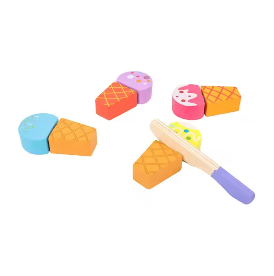 Wooden Montessori Toys - Ice Cream Shop
