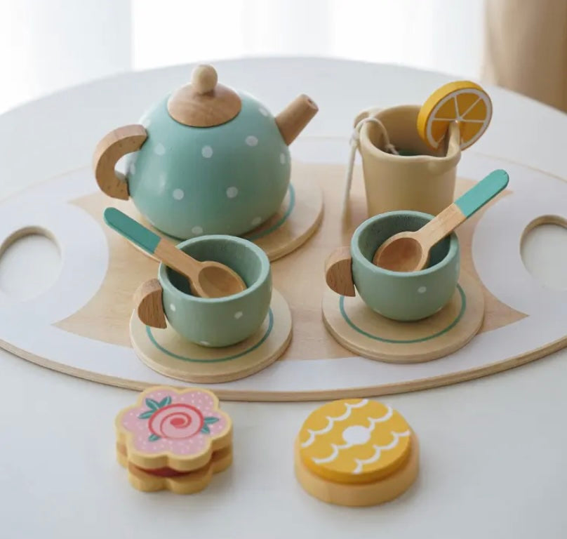 Wooden Montessori Toys - Afternoon Tea Set