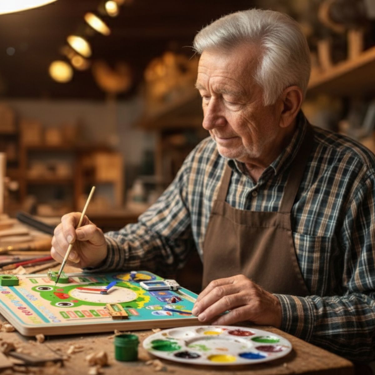 Wooden Weather & Time Calendar - Montessori Toy