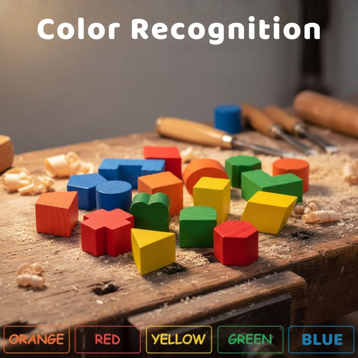 Montessori Shape Sorting Cube – Wooden Educational Toy for Toddlers & Kids