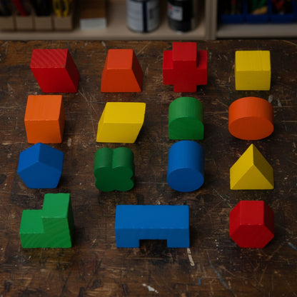 Montessori Shape Sorting Cube – Wooden Educational Toy for Toddlers & Kids