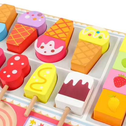 Wooden Montessori Toys - Ice Cream Shop
