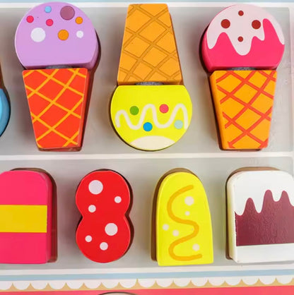 Wooden Montessori Toys - Ice Cream Shop
