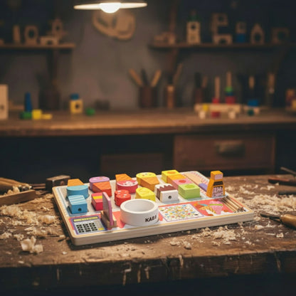 Wooden Montessori Toys - Ice Cream Shop