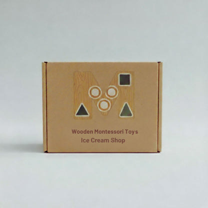 Wooden Montessori Toys - Ice Cream Shop