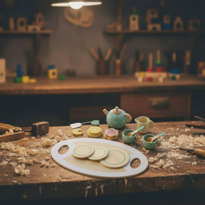 Wooden Montessori Toys - Afternoon Tea Set