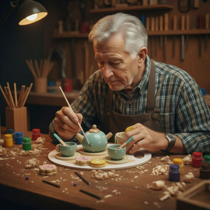 Wooden Montessori Toys - Afternoon Tea Set