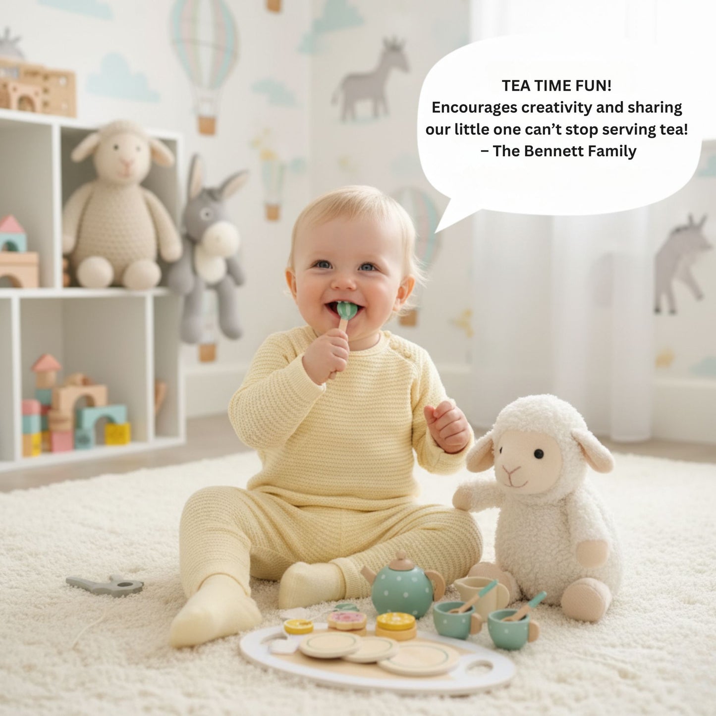 Wooden Montessori Toys - Afternoon Tea Set