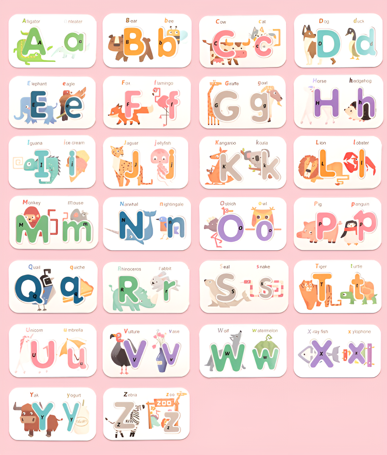 Wooden Alphabet and Number Flash Cards for Kids – Educational Learning Toy